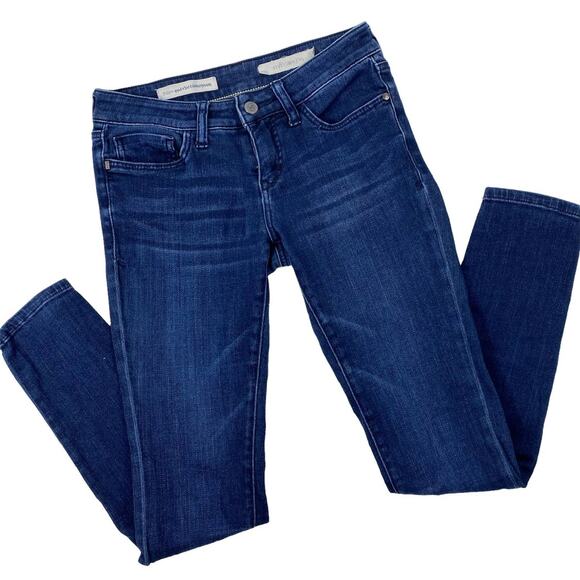 Pilcro and the Letterpress Jeans STET Skinny Stretch Mid Rise Blue Womens Sz 25 - Picture 13 of 13